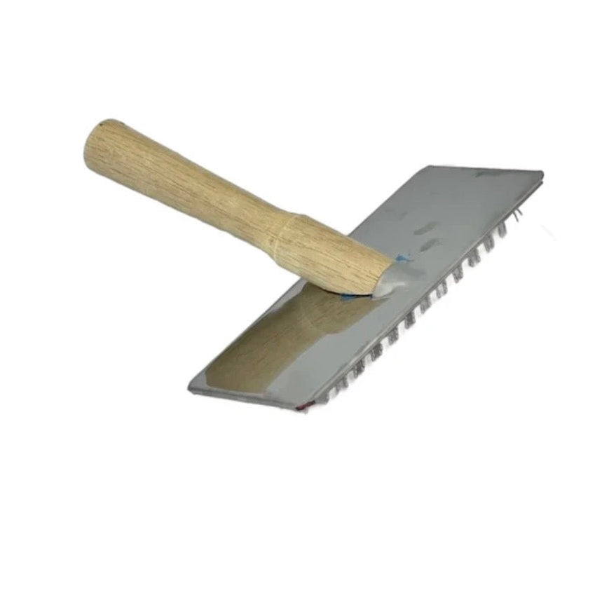 Perie Mare pentru Descurcare Blană, cu Mâner din Lemn și Ace Metalice Lungi - UrbanPetShop